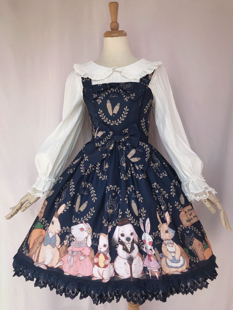 Bunny Farm Harvest Season Jumperskirt Lolita Collective Bunny Farm Harvest Season Jumperskirt Lolita Collective
