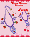 Cherry Gingham Necklace - 2