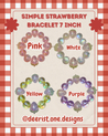 Simple Strawberry bracelet - 4