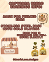 Capybara Bread Earrings - 2