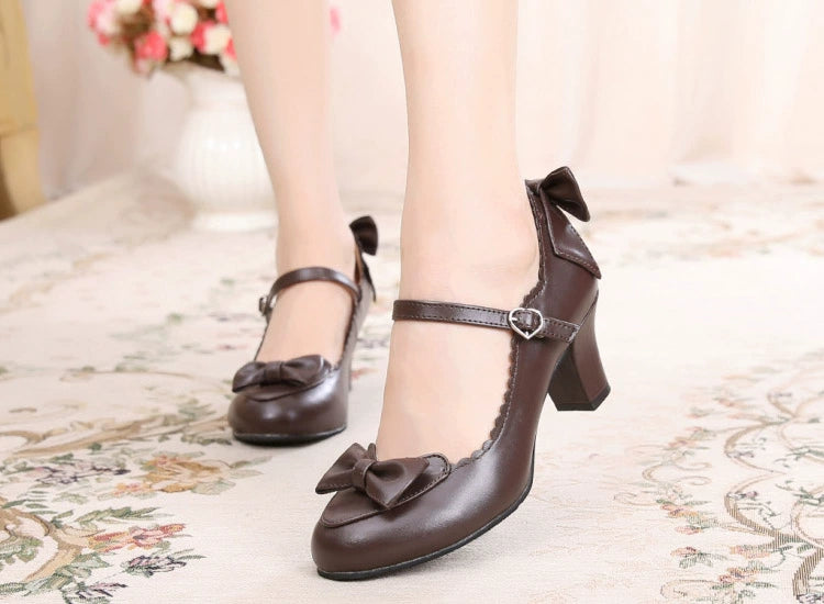 Simple Bow Heels 42/9 / Black