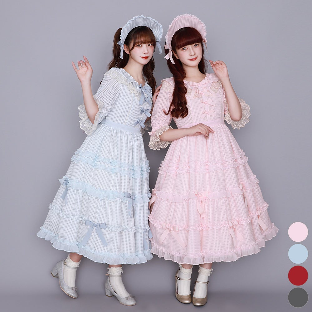ワンピース Melody Basket Sicilienne dress Lily of the Valley Yoke Switched OP by Melody BasKet
