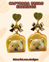 Capybara Bread Earrings - 3