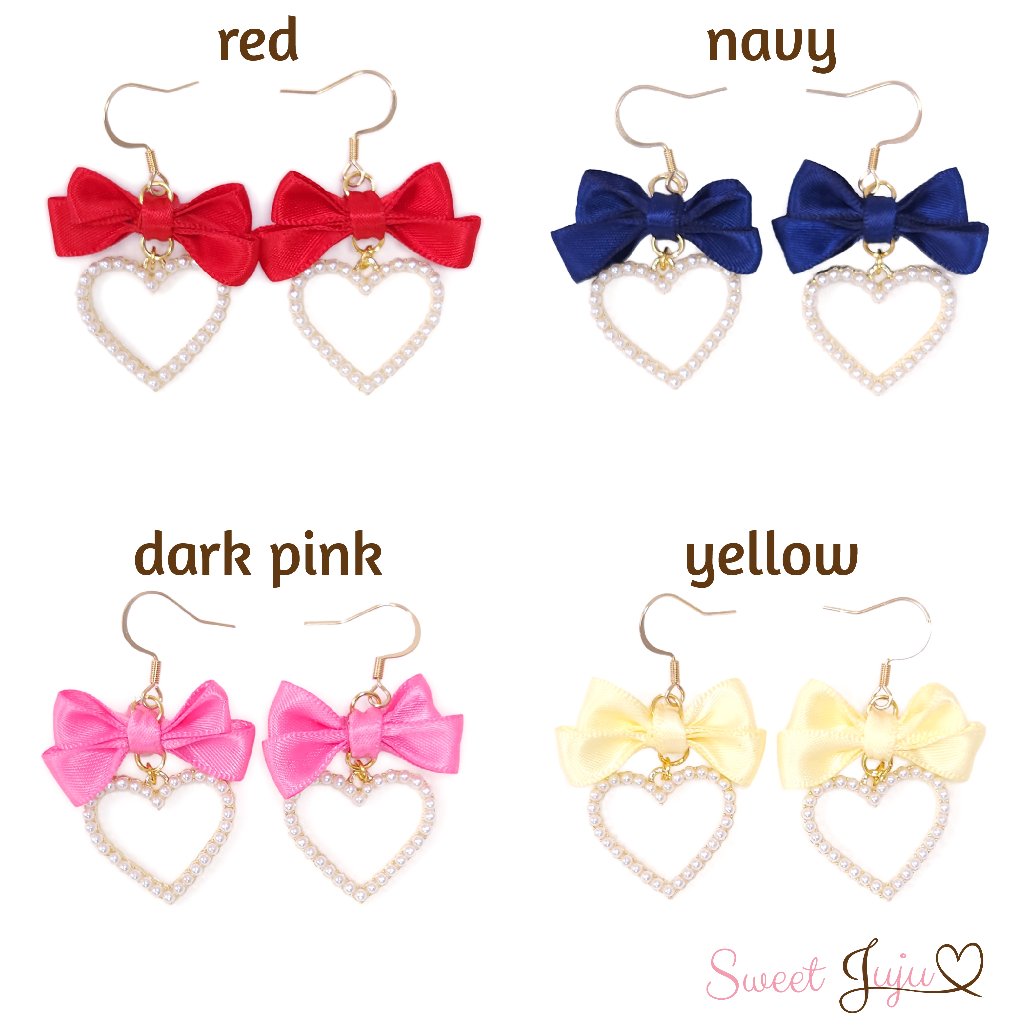 ribbon heart earrings vibrant-01