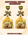 Capybara Bread Earrings - 4