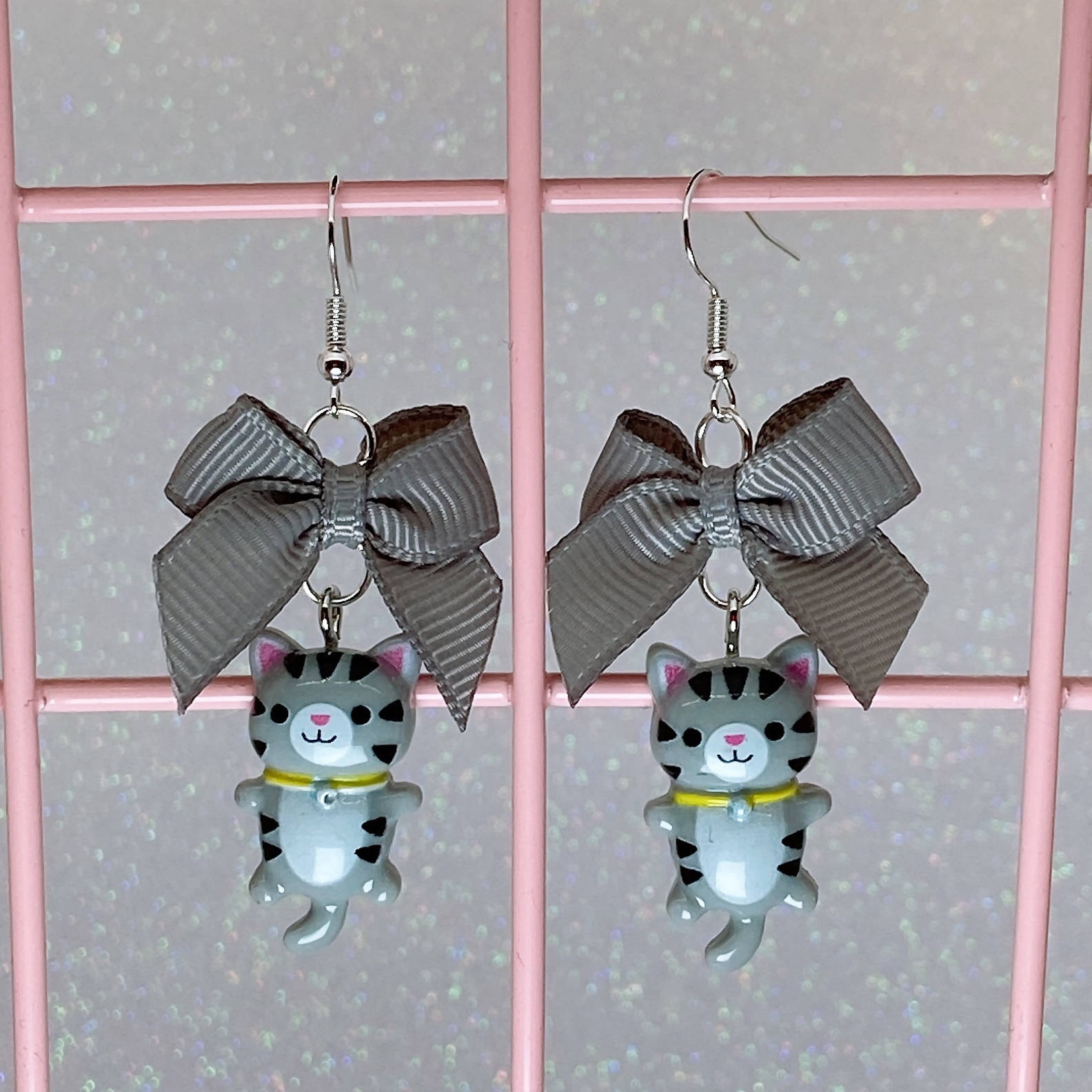 Pretty Kitty Earrings (5 Colors) - Lolita Collective