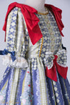 Rococo Bouquet Onepiece in Navy Blue - Lolita Collective