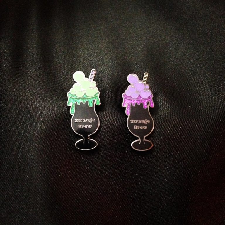Strange Brew Pin (2 Colors) - Lolita Collective