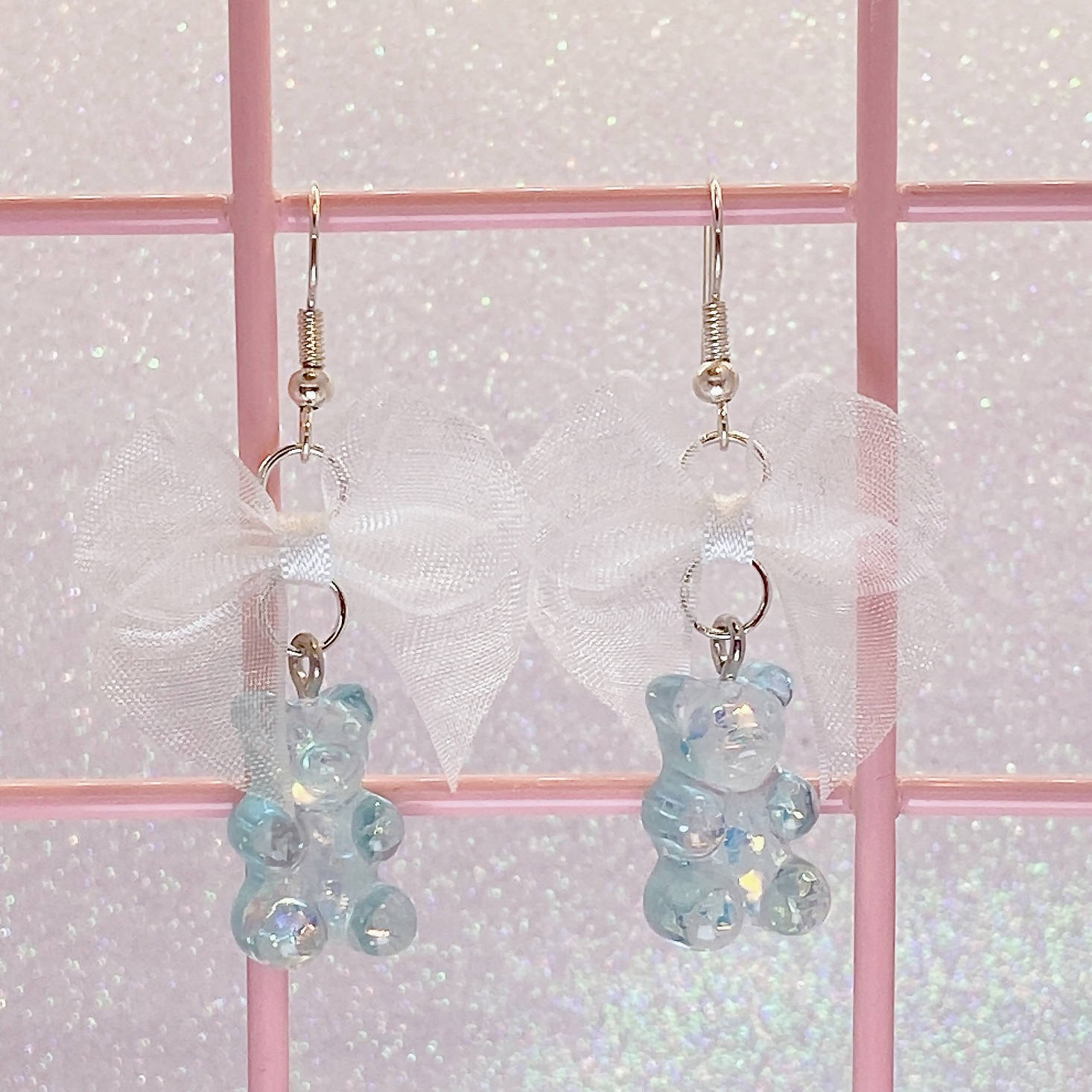 Sparkly Gummi Bear Earrings (5 Colors) - Lolita Collective