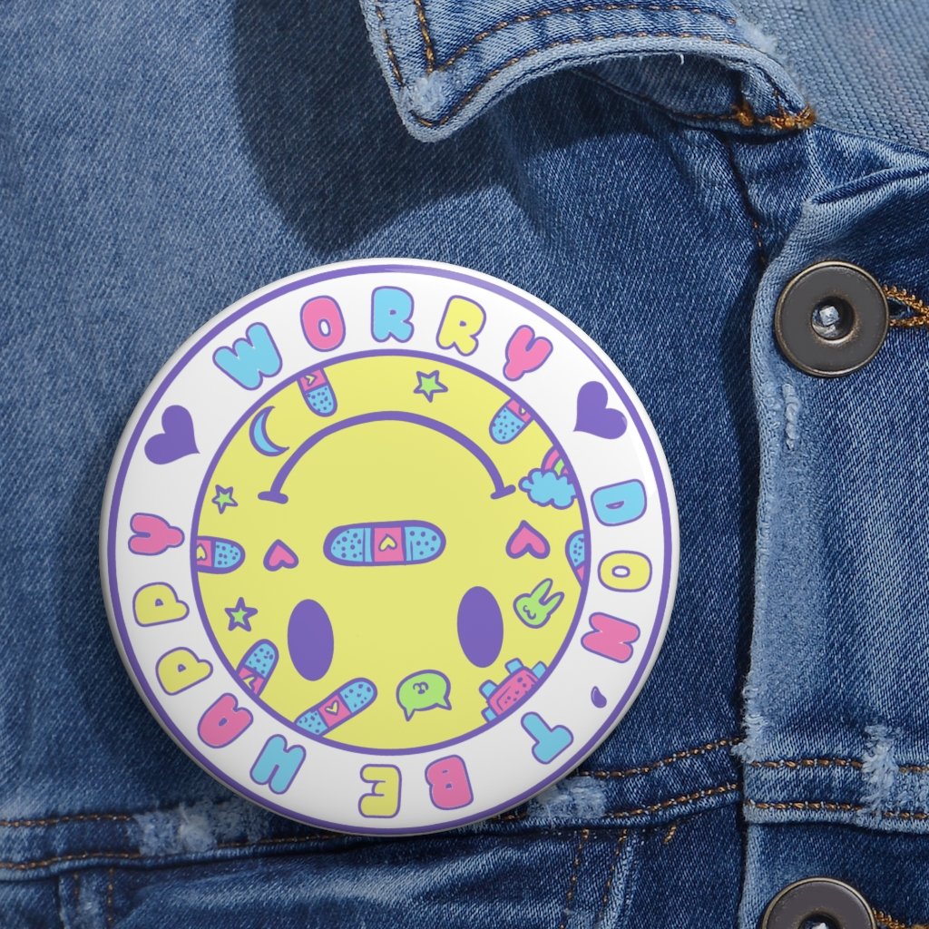 Worry Button Worry, Don't Be Happy Button – Lolita Collective