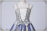 Rococo Bouquet Jumperskirt in Royal Blue - Lolita Collective