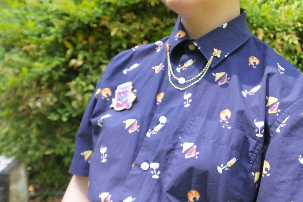 Brunch Date Cotton Button Down Shirt - Lolita Collective