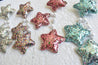 2-Way LG Glitter Star Clips (5 Colors) - Lolita Collective