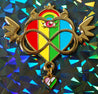 Infinite Pride Flag Pin - Rainbow Gold - Lolita Collective