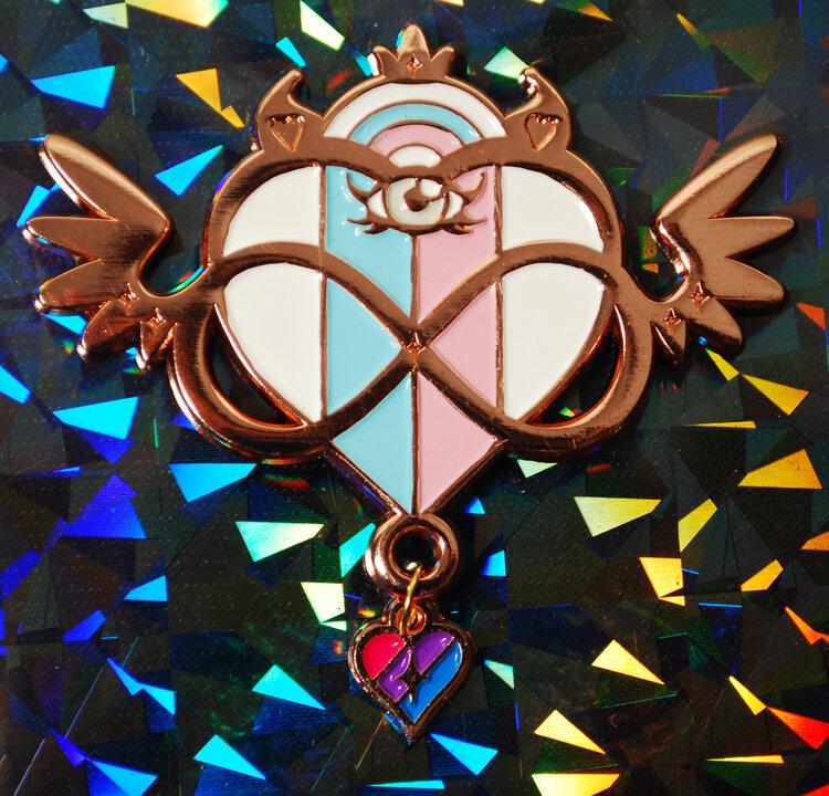 Infinite Pride Flag Pin - Trans Rose Gold - Lolita Collective