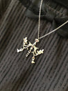 Silver Plated Chandelier Necklace - Lolita Collective