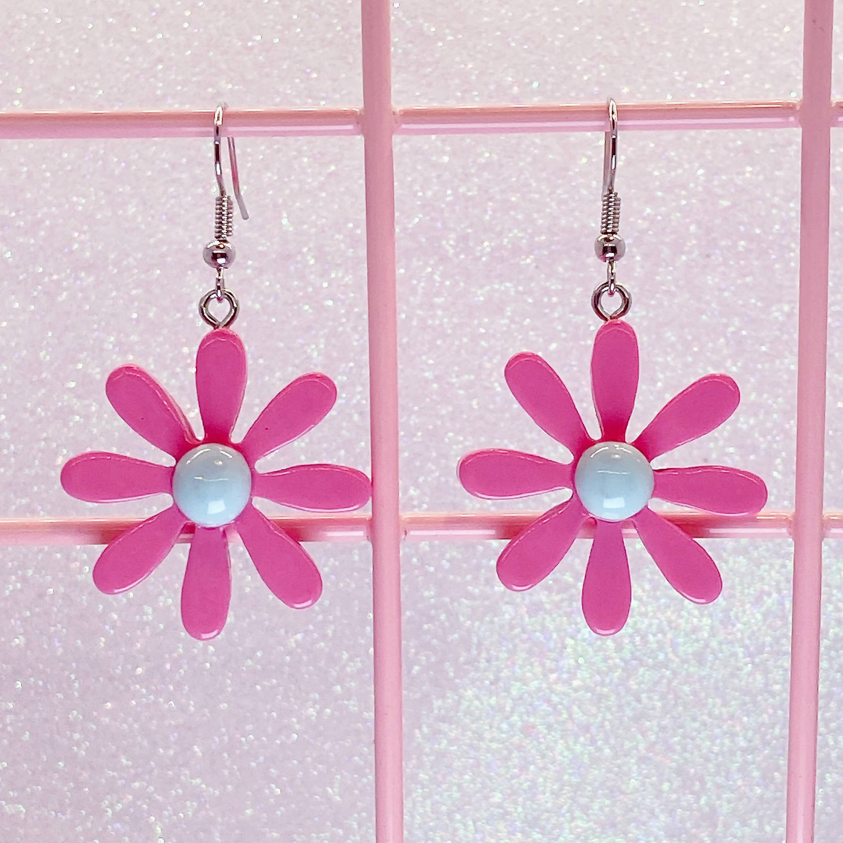 Retro Daisy Earrings (6 Colors) - Lolita Collective