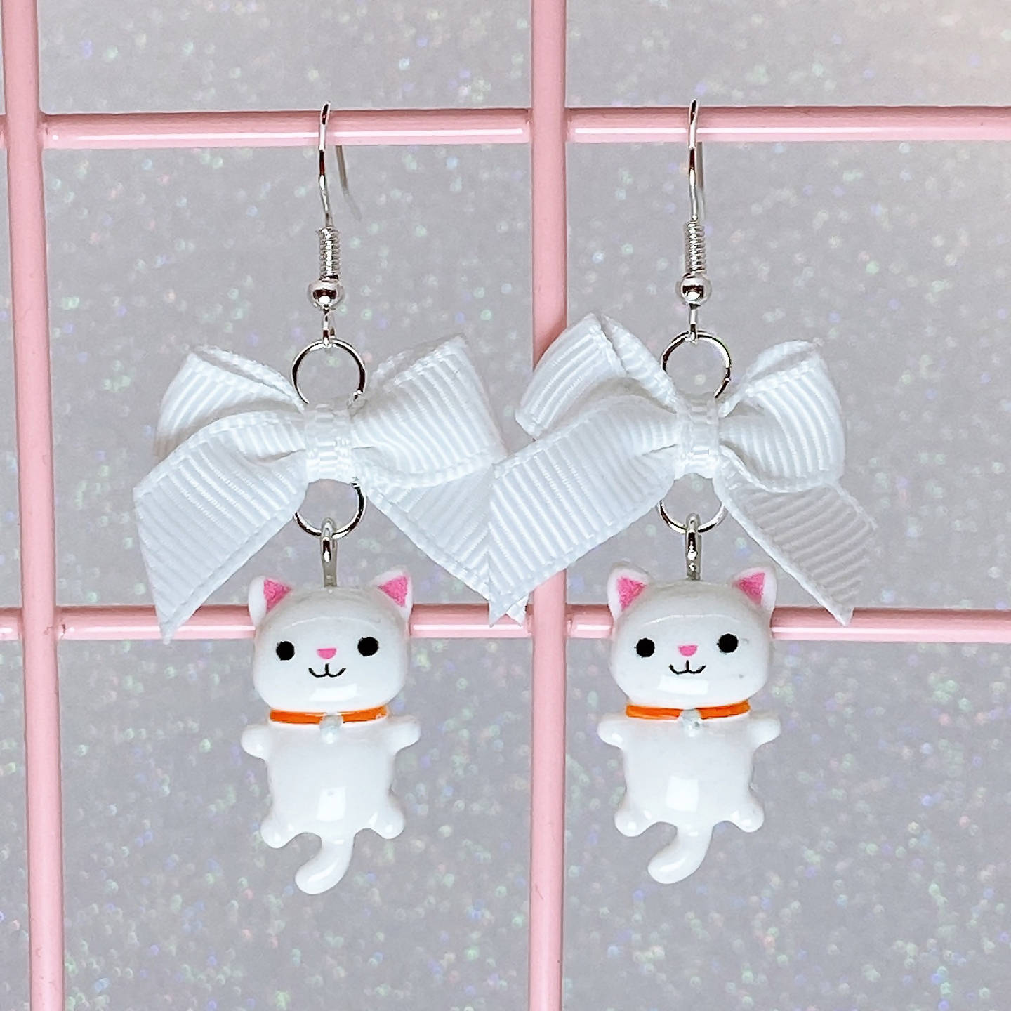 Pretty Kitty Earrings (5 Colors) - Lolita Collective