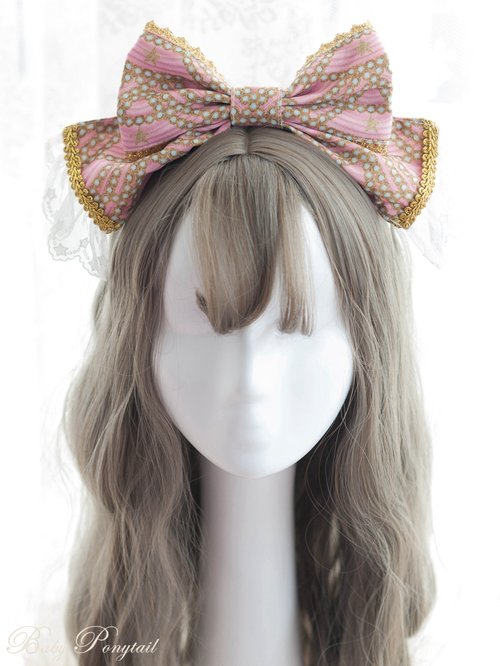 Masquerade Ballet Headbow (3 Colors) - Lolita Collective
