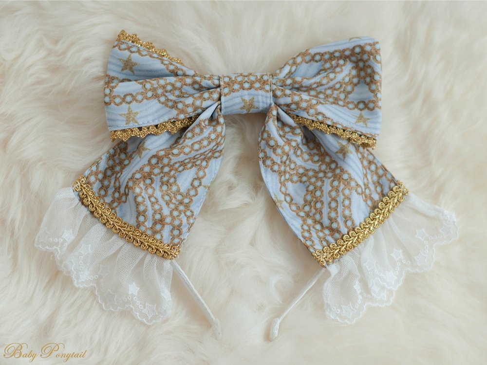 Masquerade Ballet Headbow (3 Colors) - Lolita Collective
