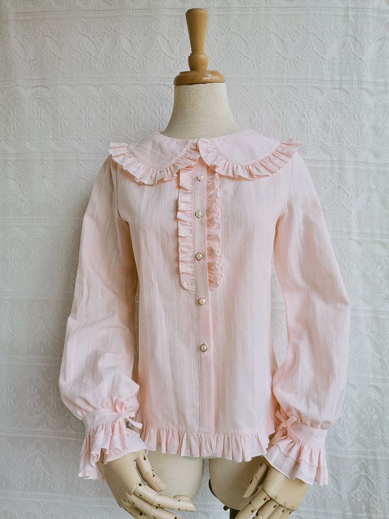 PELLICULE cotton ruffle frill blouse 値下げ cotton ruffle frill blouse｜PELLICULE | ぺリキュール
