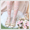 Delicate Heart Over the Knee Socks - Lolita Collective