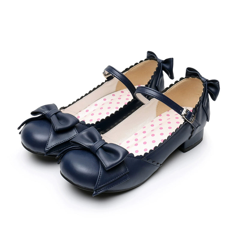Bow Knot Tea Party Flat Shoes – Lolita Collective Bow Knot Tea Party Flat Shoes – Lolita Collective