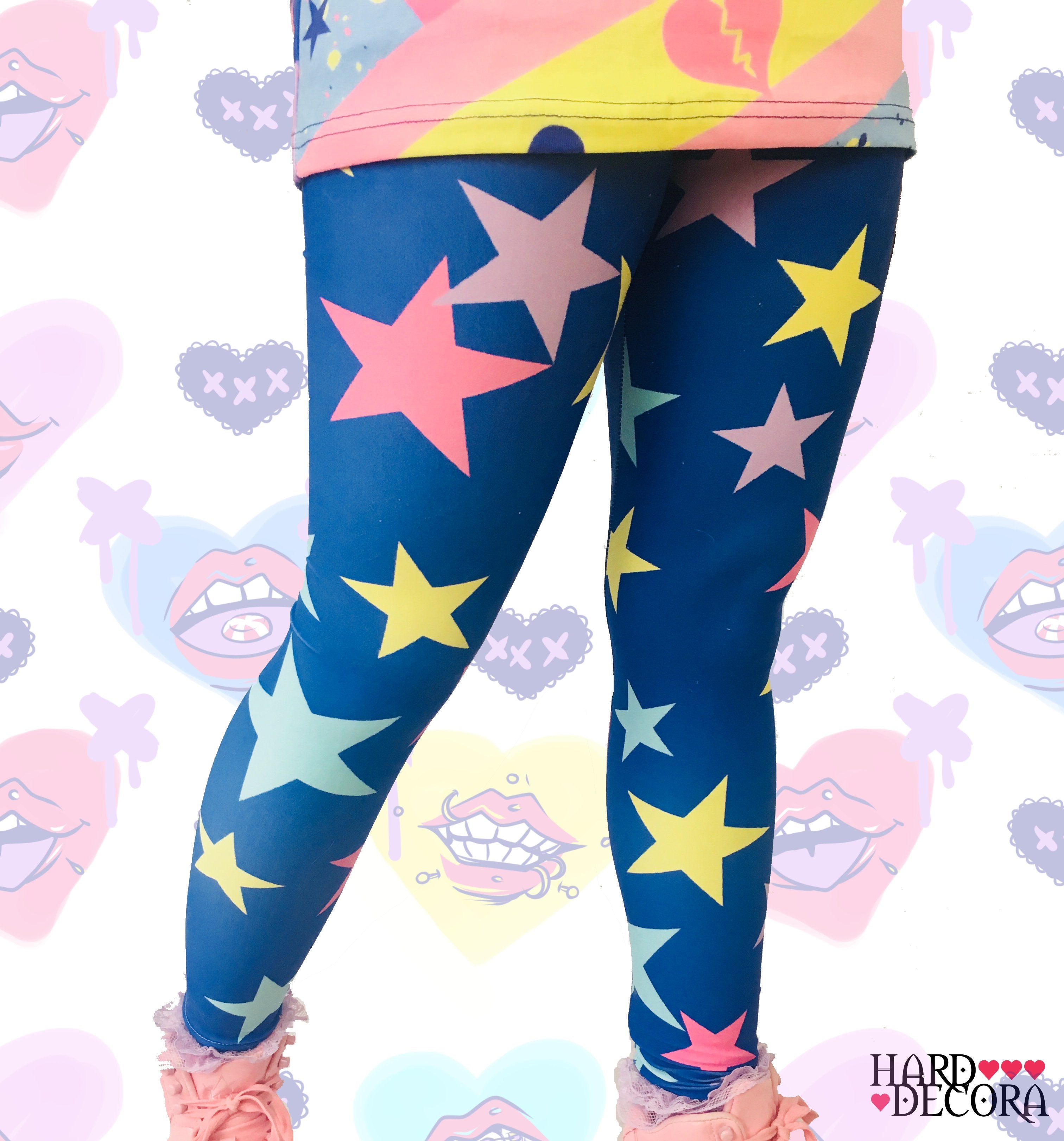 Rude Gal Leggings - Lolita Collective