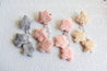 2-Way Fuzzy Star Clips (4 colors) - Lolita Collective