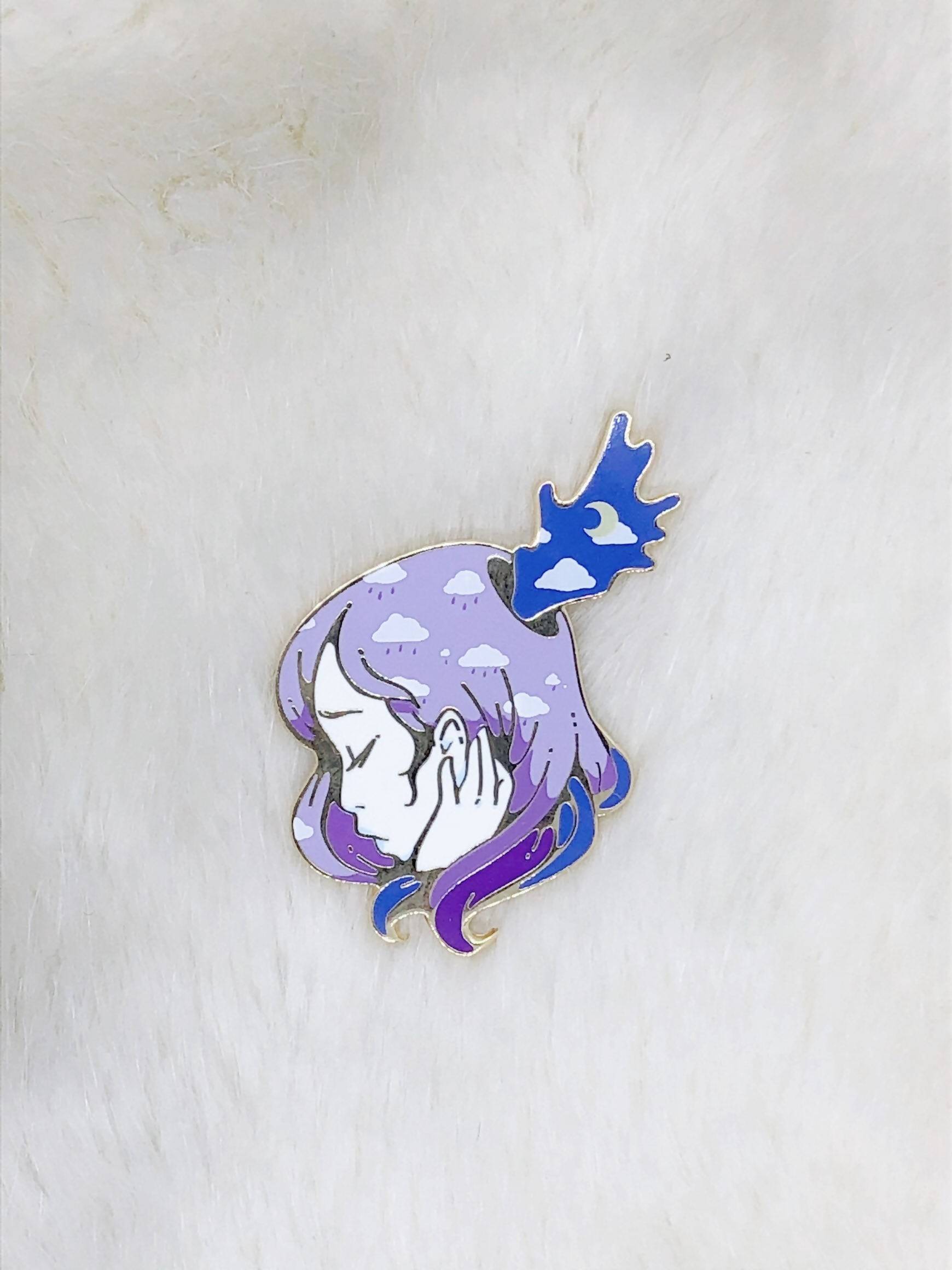 The Hole I Picked Mental Health Trichotillomania Enamel Pin - Lolita Collective