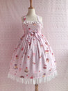 Berry Sweetheart Jumperskirt - Lolita Collective