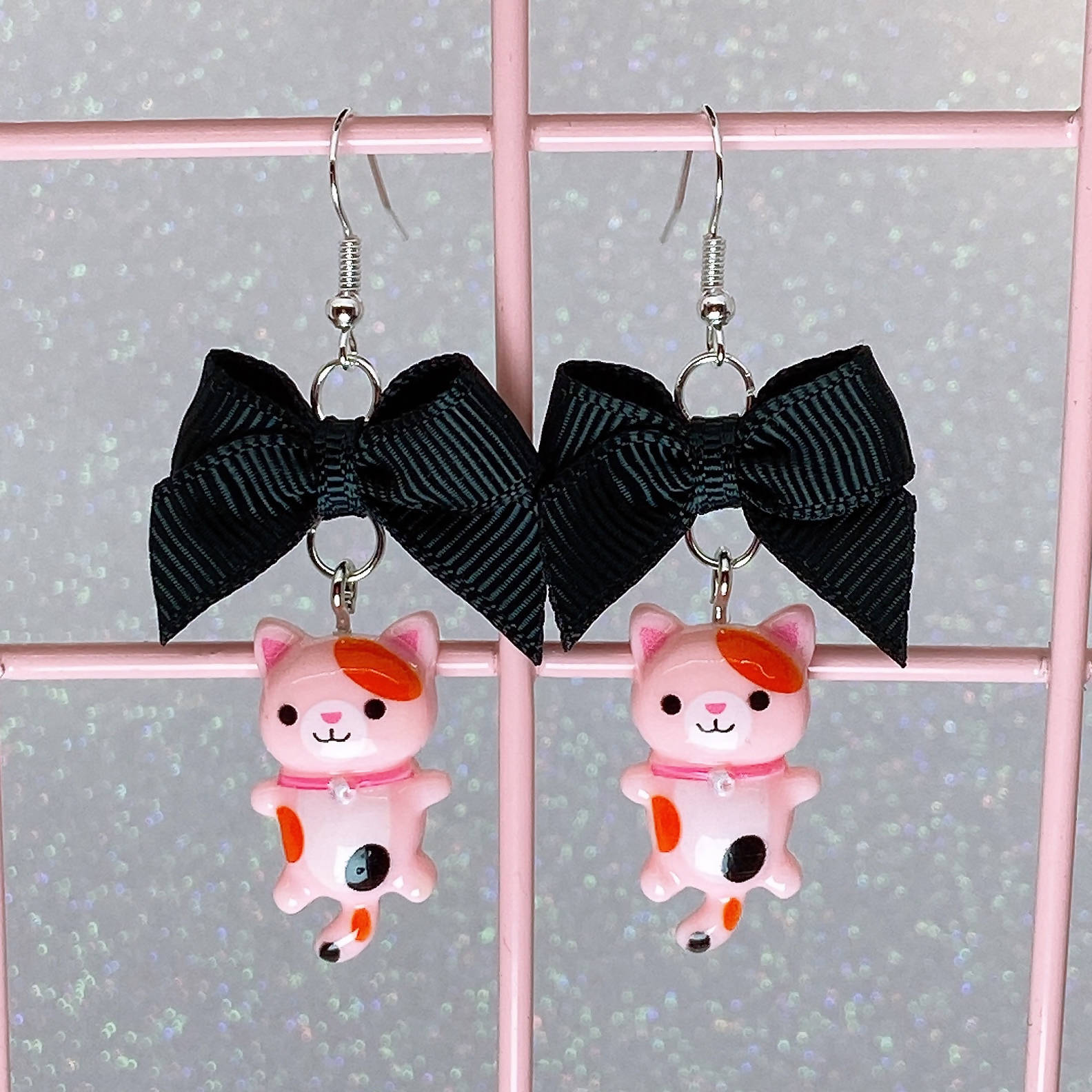 Pretty Kitty Earrings (5 Colors) - Lolita Collective