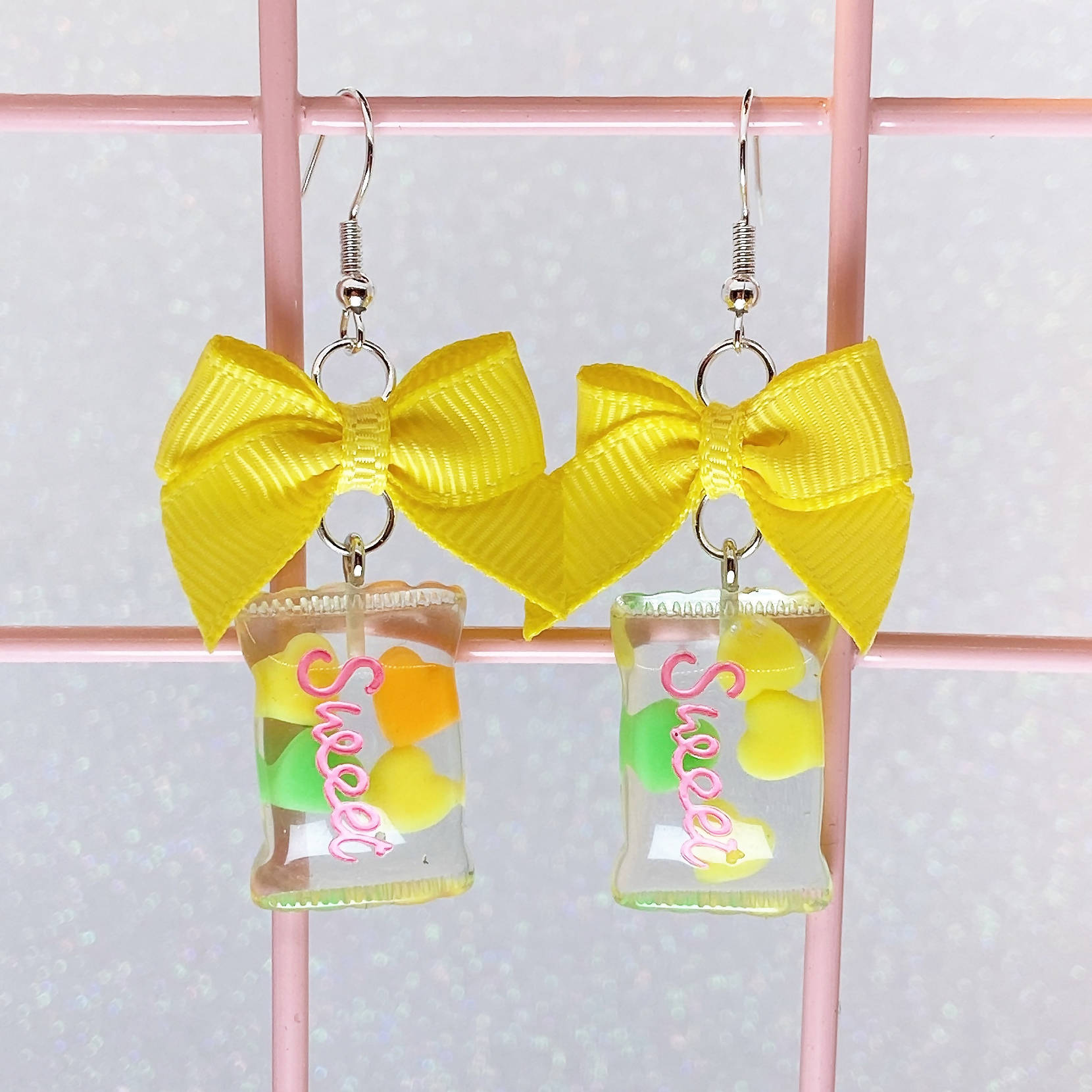 Heart Candy Earrings (3 Colors) - Lolita Collective