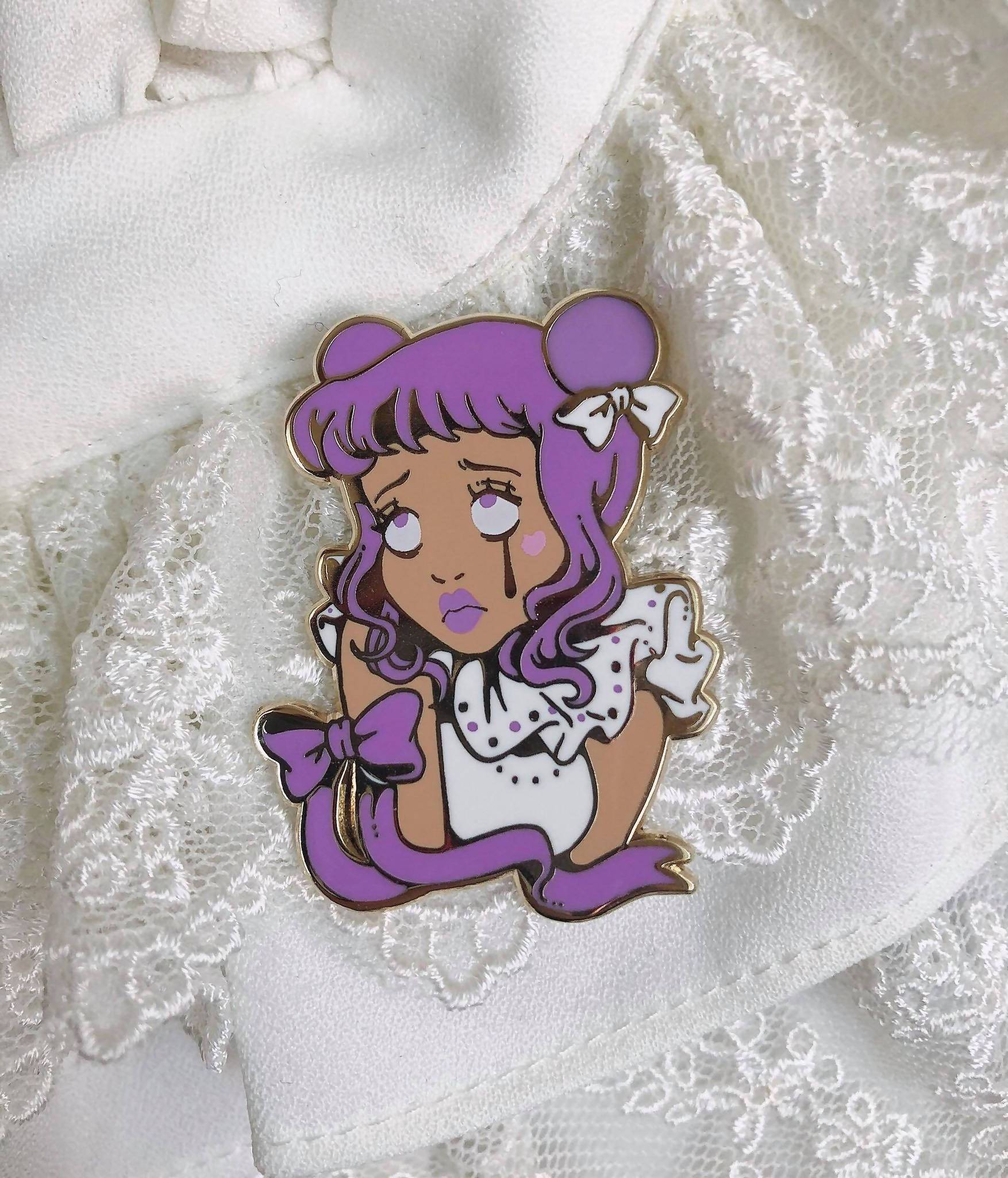 Melancholy Carnival Ballerina Enamel Pin - Lolita Collective