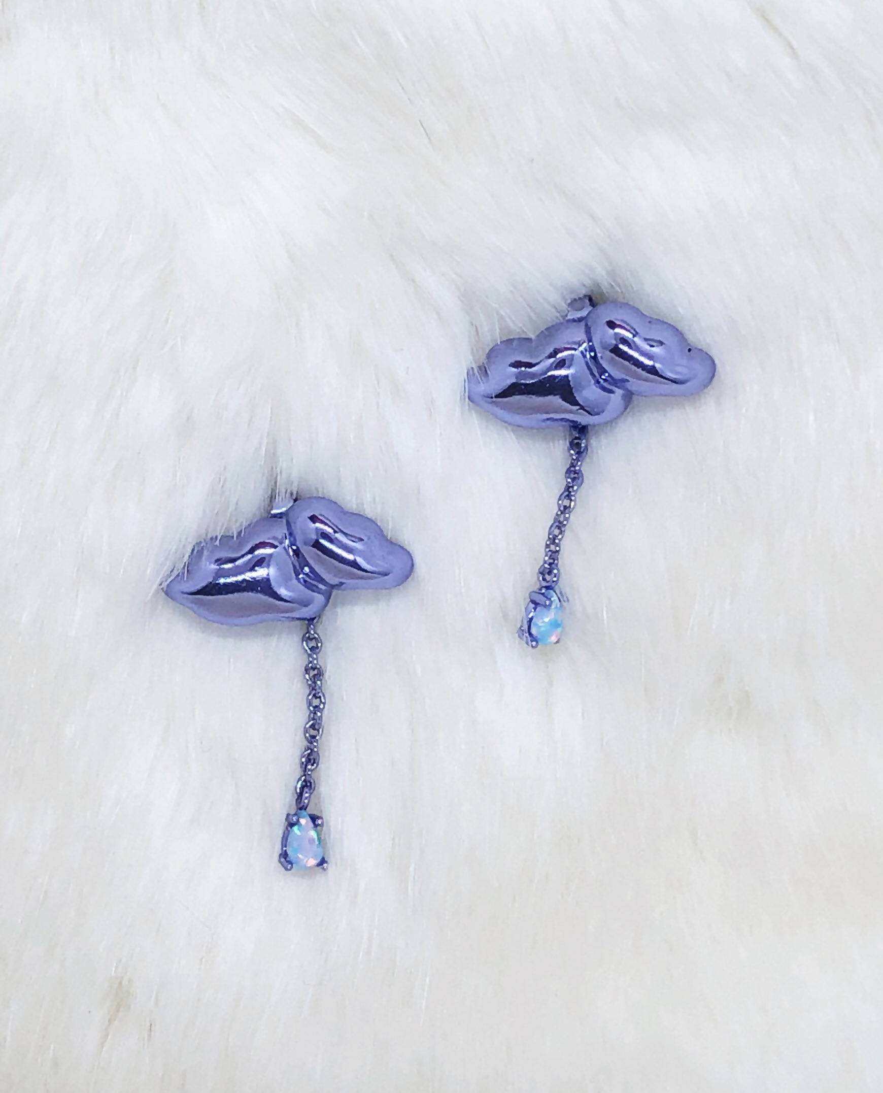 Purple Cloud Earring - Lolita Collective