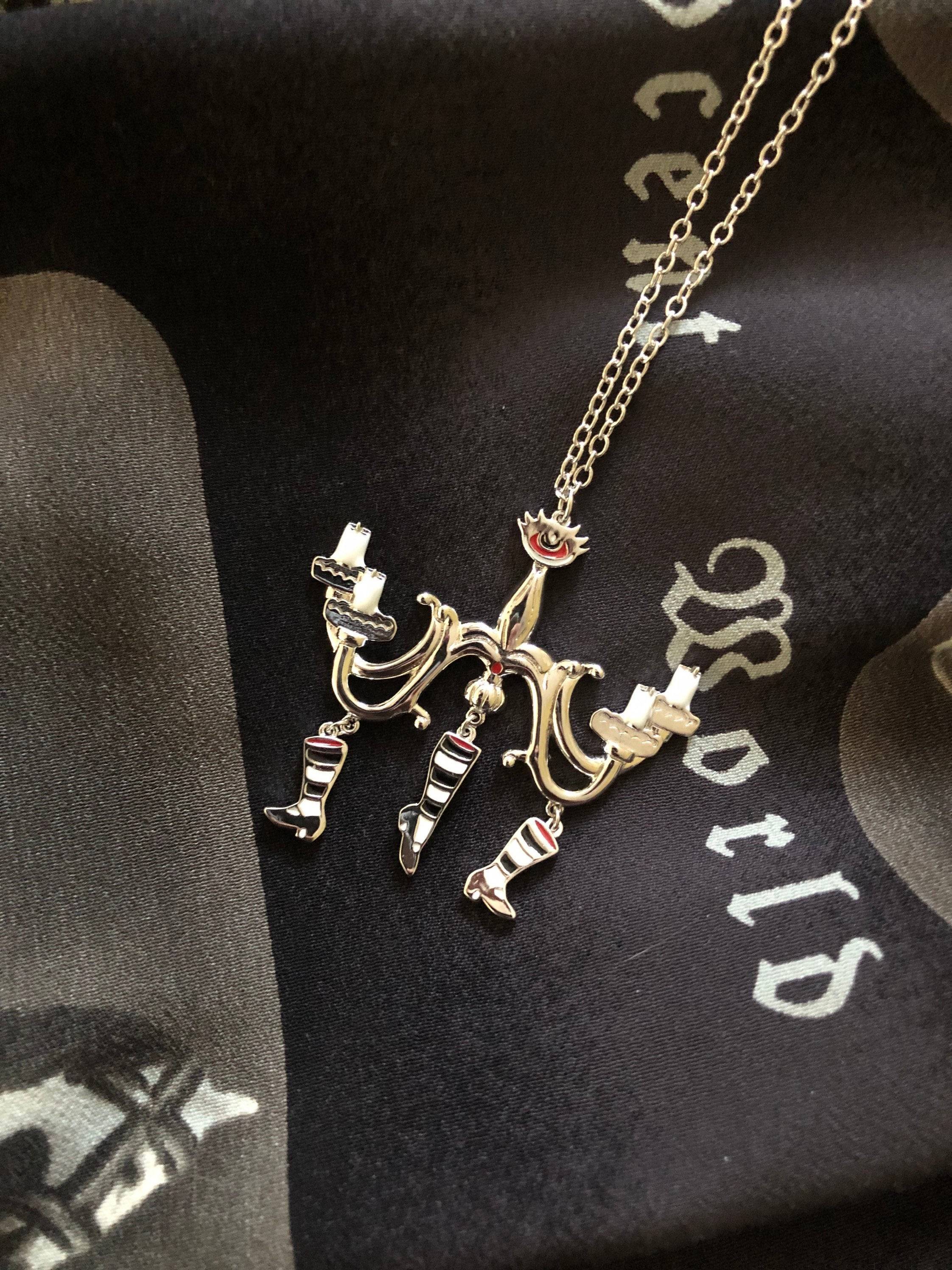 Silver Plated Chandelier Necklace - Lolita Collective