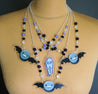 Spooky Macaron or Coffin Necklace (4 Colors) - Lolita Collective