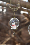 Snowman Globe Terrarium Necklace- 2 styles - Lolita Collective