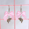 Silver Cat Earrings (2 Colors) - Lolita Collective