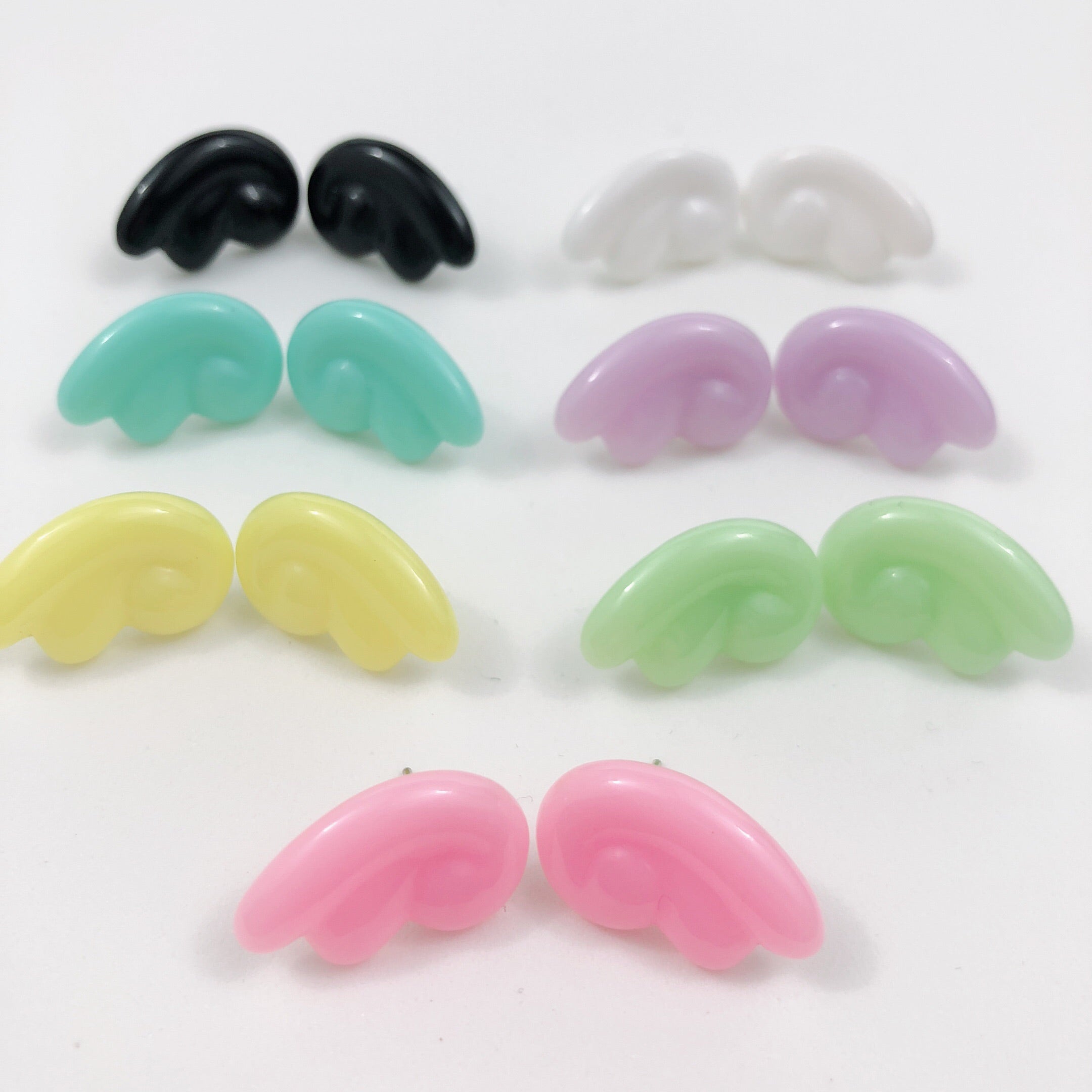 Chibi Wings Earrings (7 Colors) - Lolita Collective