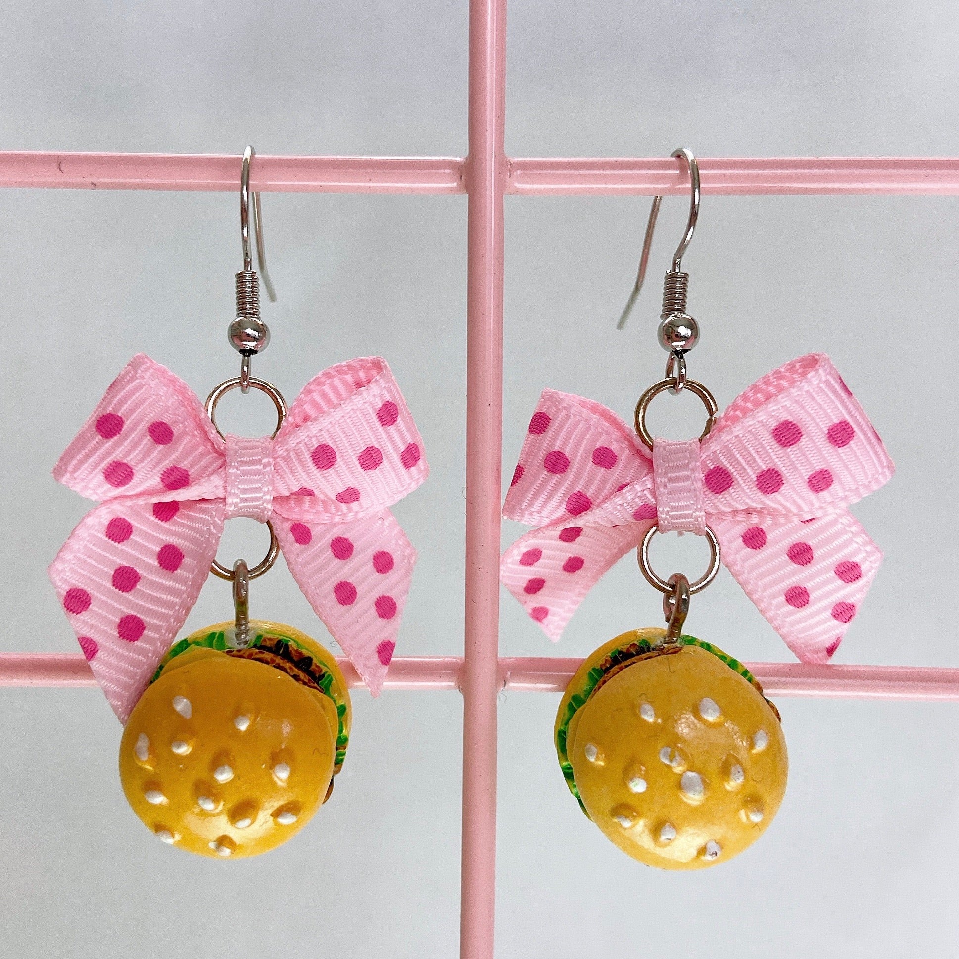 Hamburger Earrings (4 Colors) - Lolita Collective