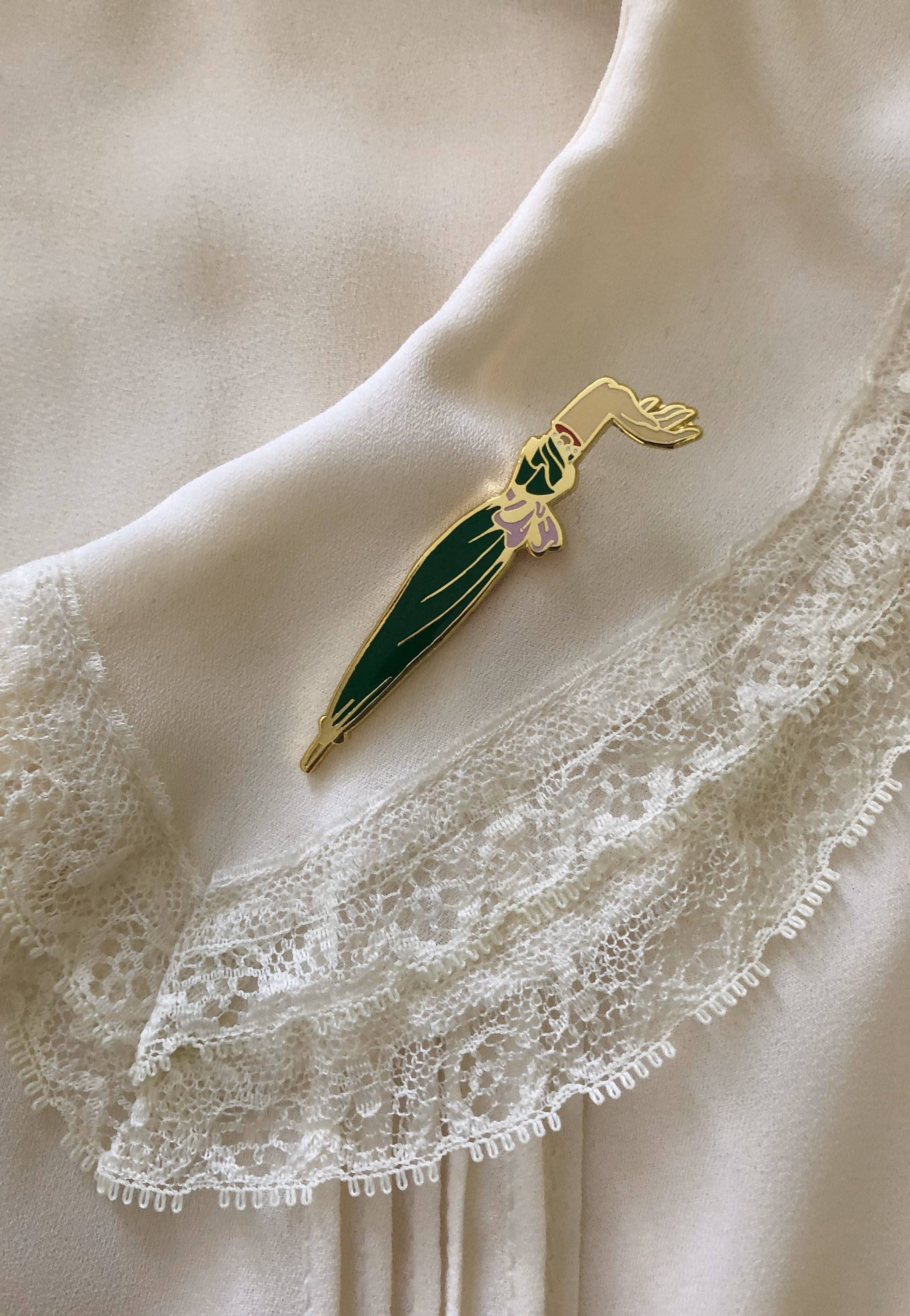 Handy Umbrella Enamel Pin - Lolita Collective