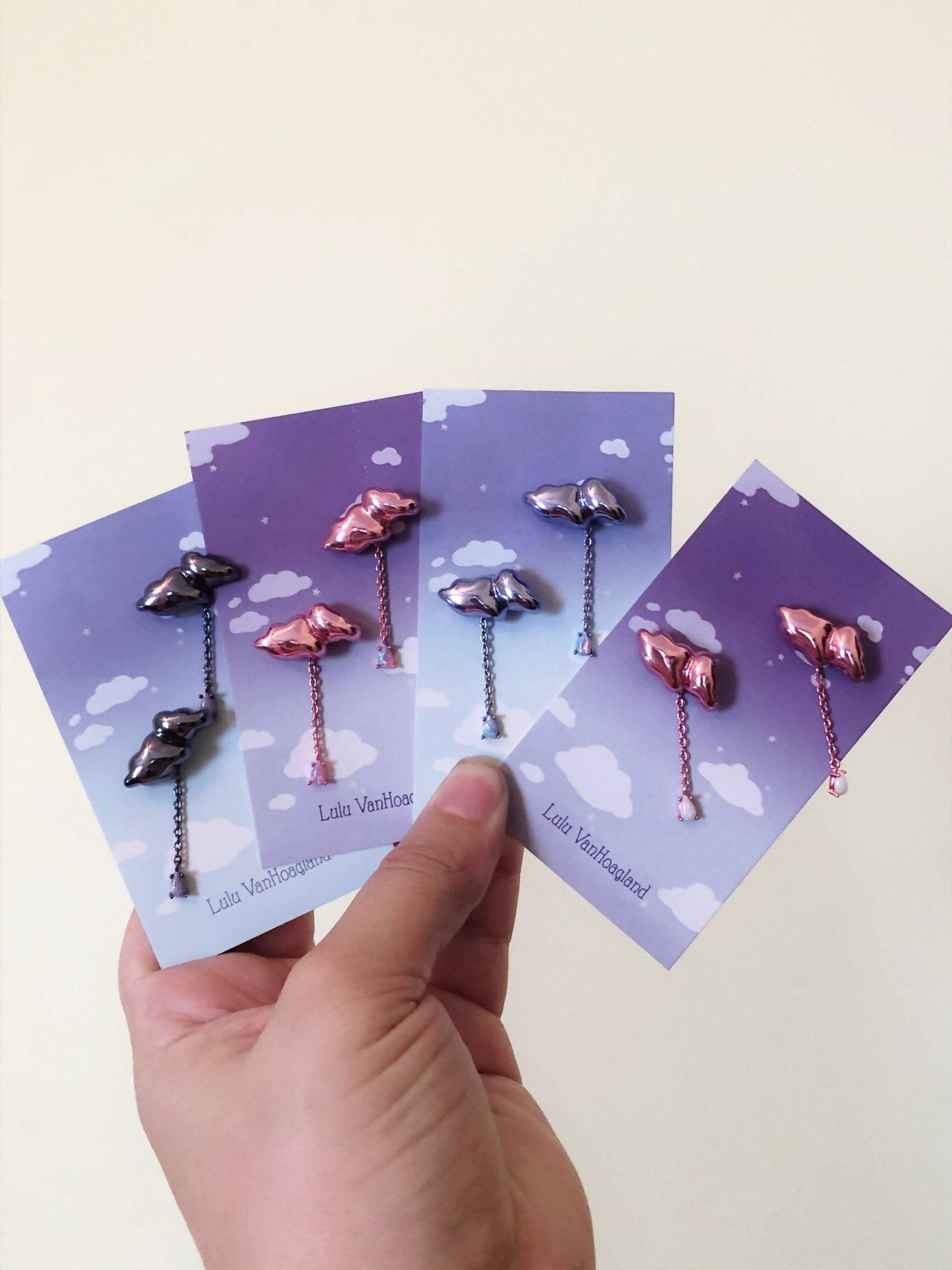 Purple Cloud Earring - Lolita Collective