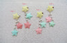 2-Way Multi Pastel Star Clips (4 colors) - Lolita Collective