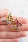 Butterfly Dream Crystal Keychain - Lolita Collective
